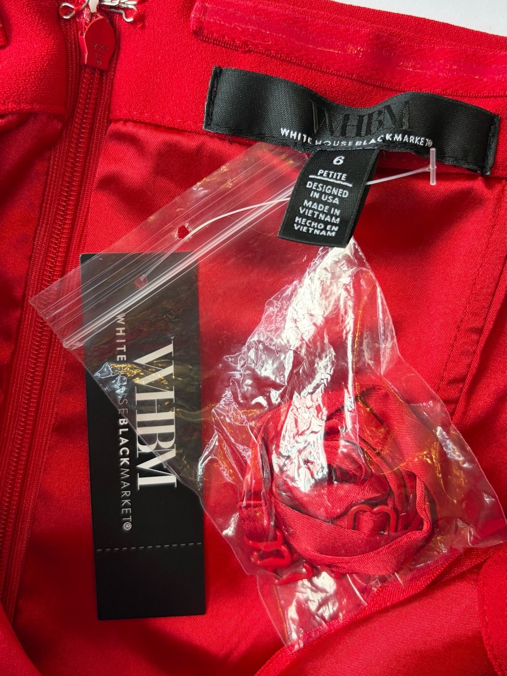 White House Black Market Ruby Rush Belted Jumpsuit NWT 6P - Picture 4 of 12